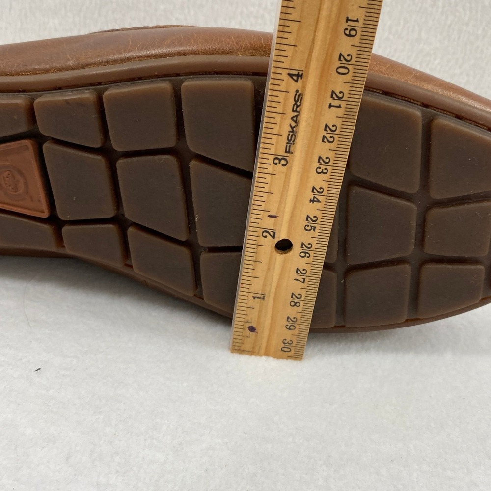 Born Brown Leather Slip‎ On Shoes Mens Size 10.5M Driving Moc Loafers - Picture 12 of 12